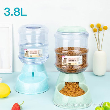Large-capacity automatic pet feeder cat drinker water